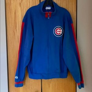 Authentic Majestic Cubs jacket. Size L